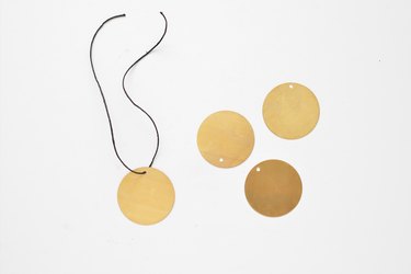 DIY Brass Tree Ornaments