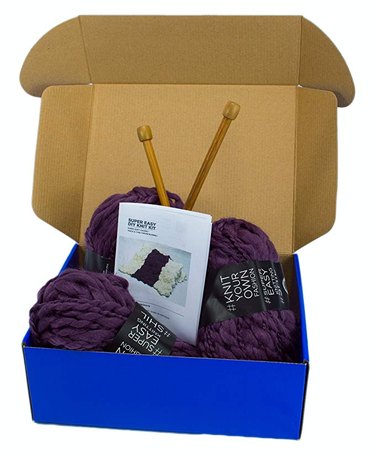 DIY Knitting Blanket Kit