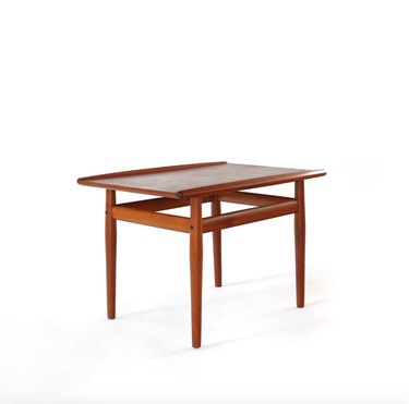 teak side table