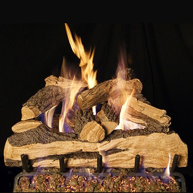 gas logs with remote