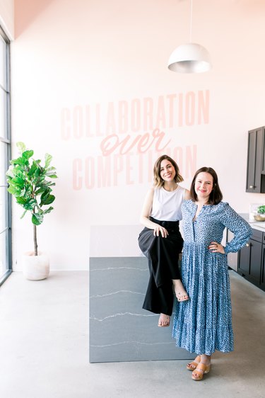 Create & Cultivate founder and CEO  Jaclyn Johnson with interior designer Ginny Macdonald
