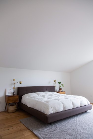 Bedroom in Meakins home