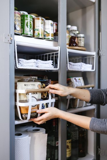 Nine Ideas to Organize a Small Pantry with Wire Shelving - Kelley Nan