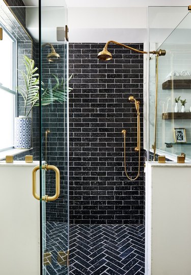 Black Shower Tile Ideas and Inspiration