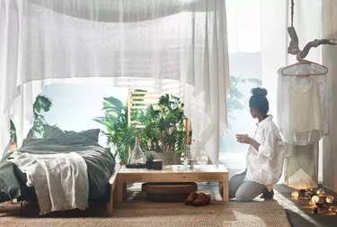 An image from a campaign promoting IKEA's 2018 "wellness" collection.