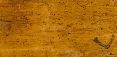 Antique Wooden Desk Background