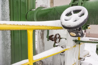 Frozen valve