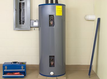 Residential water heater.