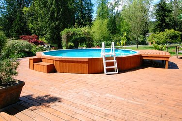 Above Ground Backyard Pool