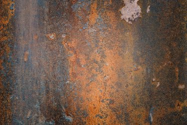 The vintag rusty grunge steel textured background