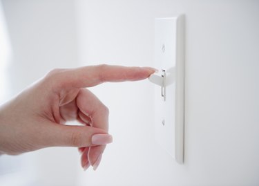 turning off light switch