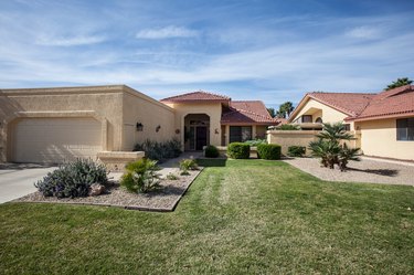 Arizona-style house design common to the region