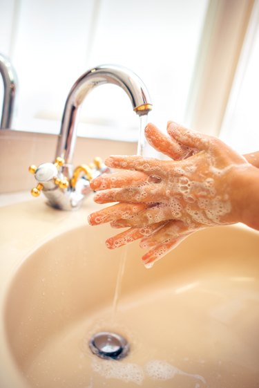 Washing hands