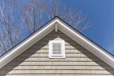 Siding on exterior of house