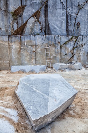 Carrara marble quarry