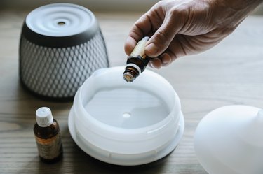 Ultrasonic aroma diffuser.