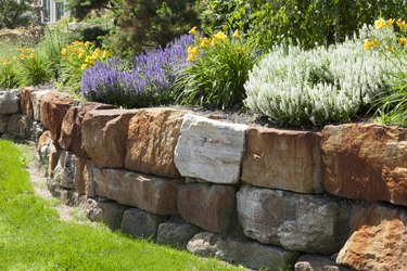 Garden with stone landscaping