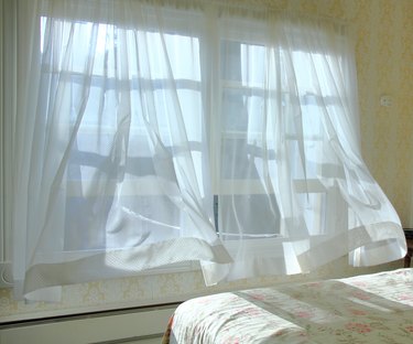 Morning Light and a Cool Breeze Blowing My Bedroom Curtains