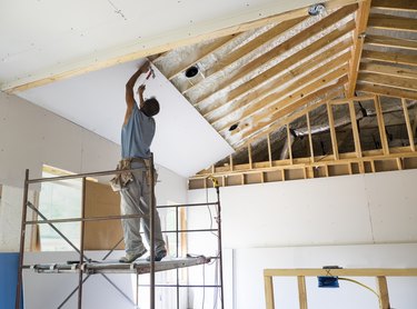 Hammering the Sheetrock