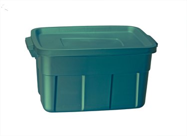 Green Plastic Tub