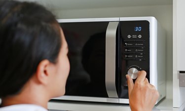 How to Use the Top of a Microwave as a Shelf