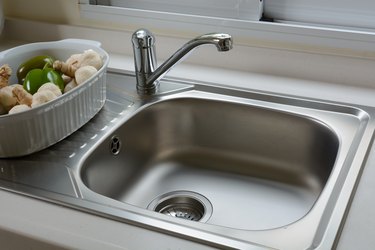 washbasin in a kitchen