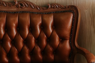 brown classic and vintage chair