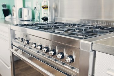Modern Range Cooker in Kitchen