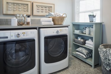 Tidy laundry room