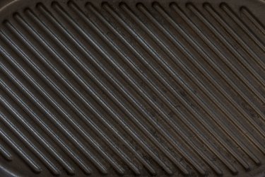 Black grill pan background