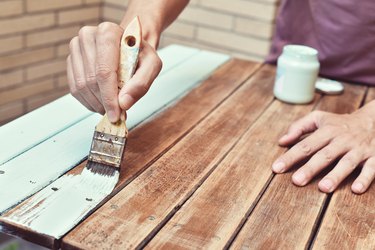 How to Spray Paint Wood Furniture Like a Pro - Flawed yet Functional