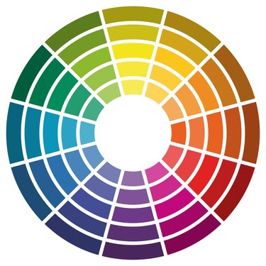 color wheel with twelve colors