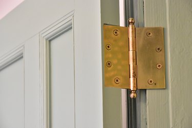 Wooden door hinge