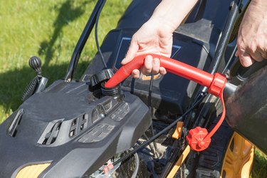 What kind of gas does online a husqvarna riding lawn mower use