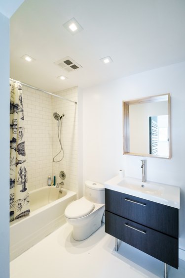 Modern bathroom interior