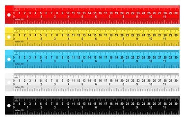 Promotional Stainless Steel 18 Architectural Ruler