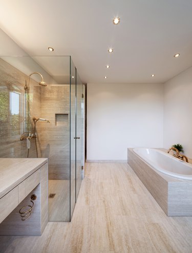 Interior, modern bathroom