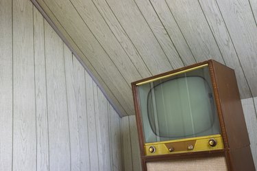 Paneled room television