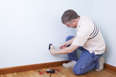 Electrician Working