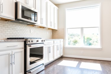 Neutral kitchen.