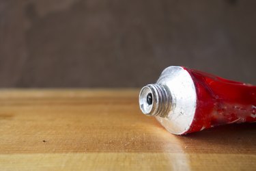 View Of Tube Of Contact Adhesive