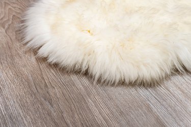 Faux Fur Sheepskin Rug - One Dog Woof