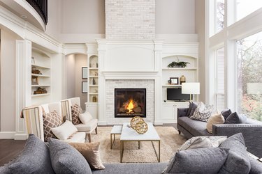 Neutral living room.