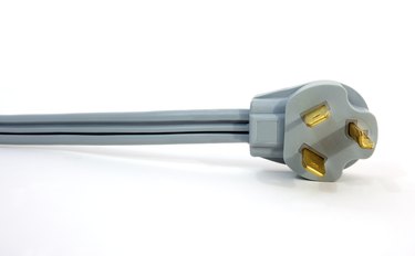 Gray 220 Volt Power Cable