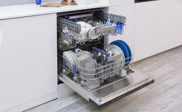 open dishwasher