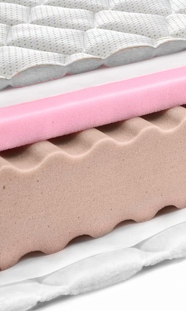 Memory foam - latex mattress cross section - hi quality