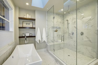 Cultured marble deals shower walls