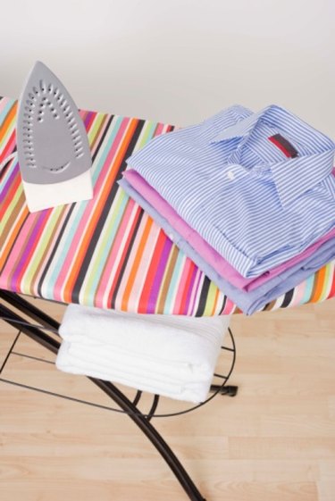 How to iron without an ironing board