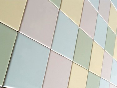 Colorful ceramic tiles.