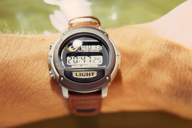 How do you set a sales digital watch